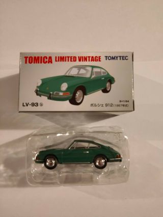 Tomica Limited Vintage Lv - 93b Porsche 912 Green 1967 Model Tomytec