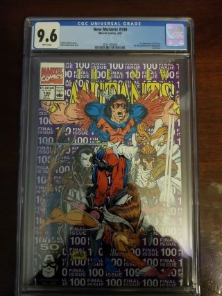 The Mutants 100 Cgc 9.  6 White Pages.  1st Appearance Of X - Force