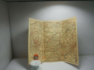 Vintage Travel Brochure Gulf Refining Co Pennsylvania with Map 2