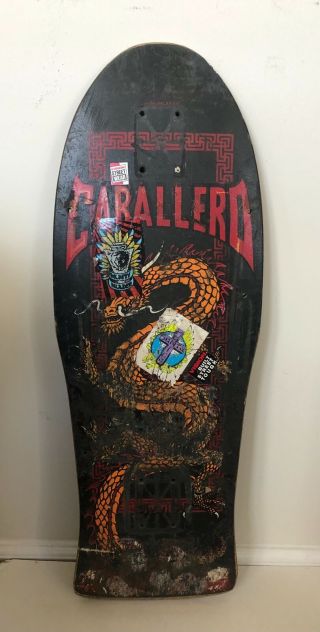 Rare Vintage 80s Steve Caballero Mcmlxxxvi Skateboard Powell Peralta