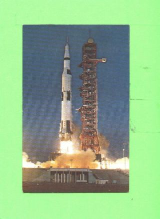 Zz Postcard John F Kennedy Space Center N A S A Apollo Saturn V Spce Vehicle