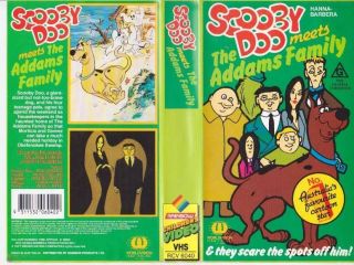 Scooby Doo Meets The Adams Family Vhs Video Pal 6045 A Rare Find Vintage