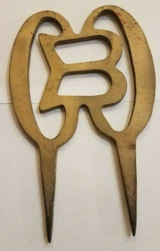 Baltimore Country Club Vintage Golf Gold Tee Box Marker - Cast Iron - Maryland