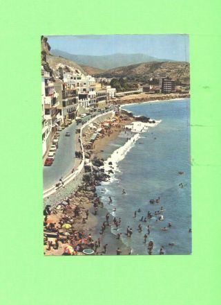 Gg Postcard Almunecar Granada Costa Del Sol Bathers On The Beach