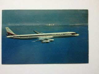 Capitol International Airways (dc 8) Vintage (1971) Postcard - Donald E Spurlock