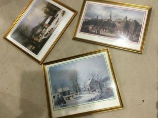 Large 1974,  1975 & 76 White House Christmas Cards 15 " X 18 " Gerald Ford Framed