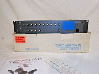 Vintage 1985 Tama Techstar T5204 2 - Voice Analog Drum Module W/original Box