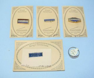 1928 / 1932 Herbert Hoover Political Ring & Pins C.  G.  King Packaging