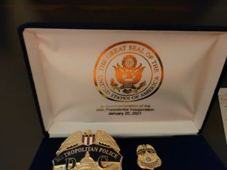 59th Presidential Inauguration Law Enforcement Badge Set. 4