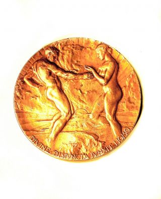 1915 Bronze Panama Pacific International Exposition San Francisco Medal Of Award