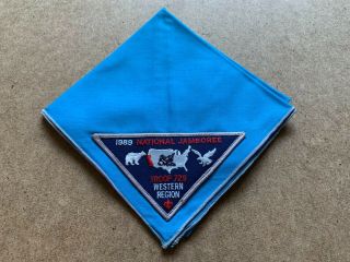 Vintage Bsa Boy Scouts Of America 1989 National Jamboree Troop 729 Neckerchief