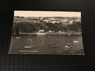 Vintage Postcard - Upper Solva And Harbour - Real Photo - 1964 - R5