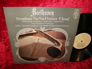 1958 Uk Nm Cfp 40019 Stereo Beethoven Symphony 9 Bpo Cluytens