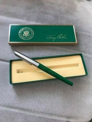 President Jimmy Carter White House Bill Signing Pen W/presidential Seal On Box