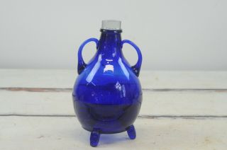 Antique/vintage Cobalt Blue Glass Fly Bee Bug Catcher From Romania Glass Stopper