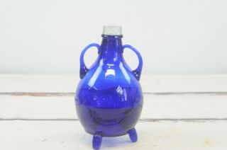 Antique/Vintage Cobalt Blue Glass Fly Bee Bug Catcher From Romania Glass Stopper 2