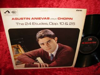 1967 Uk Nm Hqs 1058 Stereo Chopin The 24 Etudes Agustin Anievas
