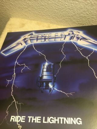 Metallica Ride The Lightning Lp Reissue Blackened Recordings Vinyl