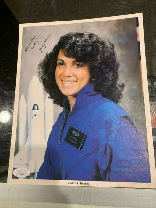 1978 Judy Judith A.  Resnik Astronaut Signed 8x10 Nasa Official Photo Jsa