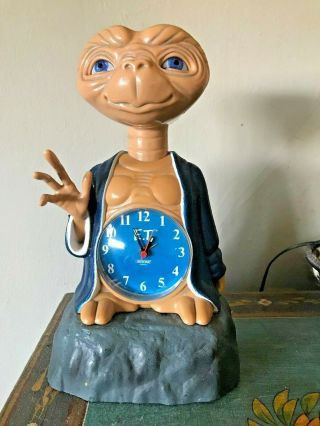 1982 Et The Extraterrestrial Alarm Clock Nelsonic Vintage E.  T.  Collectible Rare