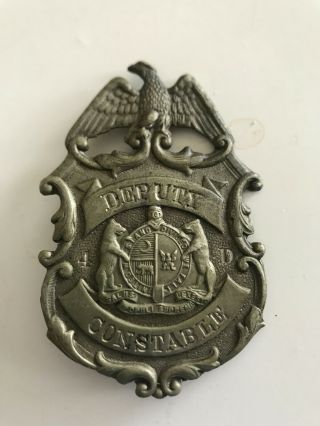 Old Police Badge - Deputy Constable - Obsolete