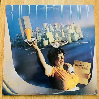 Supertramp Breakfast In America Us Vinyl Lp A&m Sp - 3708 1979 With Lyric Sleeve