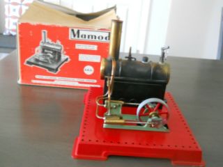 Vintage Mamod S.  E.  3 Twin Cylinder Superheated Toy Steam Engine (england) W/box