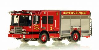 Detroit Fd Hme Heavy Rescue Squad 2 1/50 Fire Replicas Fr080 - 2