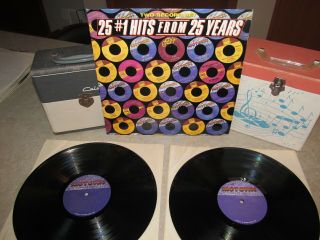 V/a Motown Vinyl Lp Set 25 1 Hits From 25 Years Marvin Gaye Stevie Wonder Etc.