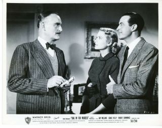 Vintage Photo - 5 - Alfred Hitchcock - " Dial M For Murder " Grace Kelly