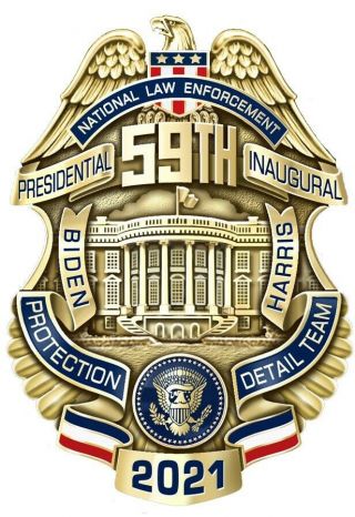 Presidential Protection Detail Team Inauguration Badge 2021 Biden Harris 3