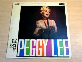 Ex - /ex Peggy Lee/the Best Of Volume 1/1957 Brunswick Mono Lp