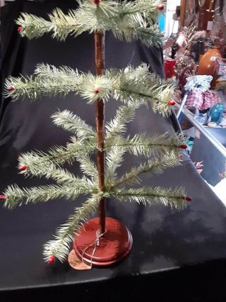 Ragon House 24 " Christmas Feather Tree Medium Green Old Fashioned Country Prim