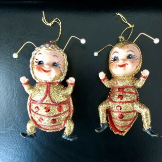 Vintage Bug Ornaments