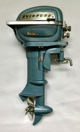 Vintage 1954 Evinrude Big Twin K&o Toy Outboard Motor All