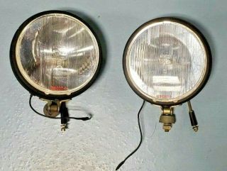 2 80s Vintage Cibie Oscar,  Plus 7 " Rally Driving Lights Made In France