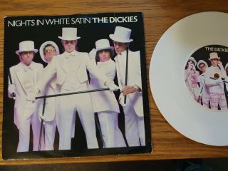 The Dickies – Nights In White Satin - White Vinyl 7” Punk Record