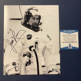 James Lovell Hand Signed 8x10 Photo Nasa Apollo 13 Mission Autographed Bas