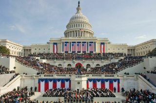 Flag Flown Over U.  S.  Capitol During Joe Biden Kamala Harris Inauguration 1/20/21