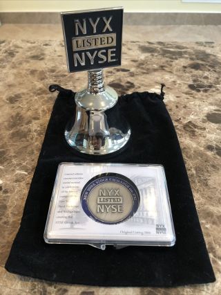 Rare Nyse 2006 Ipo Listing Bell & Medal - Wall Street - York Stock Exchange