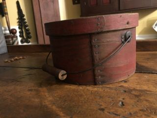 Cherry Red Bale Handle Pantry Box 3