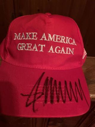 Donald Trump Signed Maga Hat