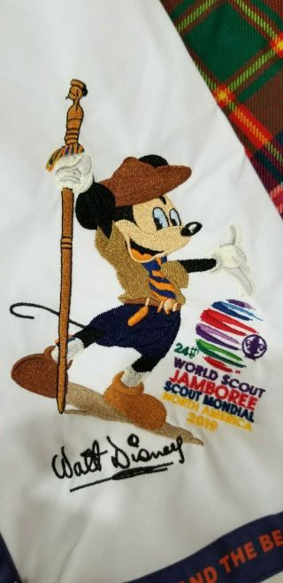 2019 24th World Scout Jamboree Shows DISNEY Neckerchief 2