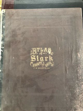 Beers 1870 Atlas Of Stark County,  Ohio