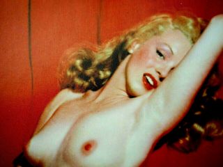 Marilyn Monroe Tom Kelly Risque Pin - Up Photo Photo 1949 3