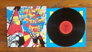 Elvis Costello And The Attractions: Armed Forces Lp Vinyl Us 1979 Vg,  /vg,  Inner