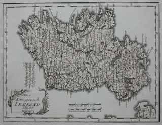Ireland Antique Map,  