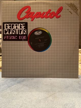George Clinton - Atomic Dog 1982 Capitol Records Promo 12” -