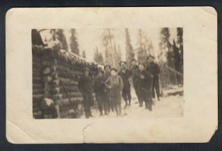 Vintage Canada,  Workers,  Real Photo Postcard