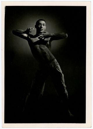 Theatrical Jazz Dance Pioneer Jack Cole 1940s Dramatic Photograph